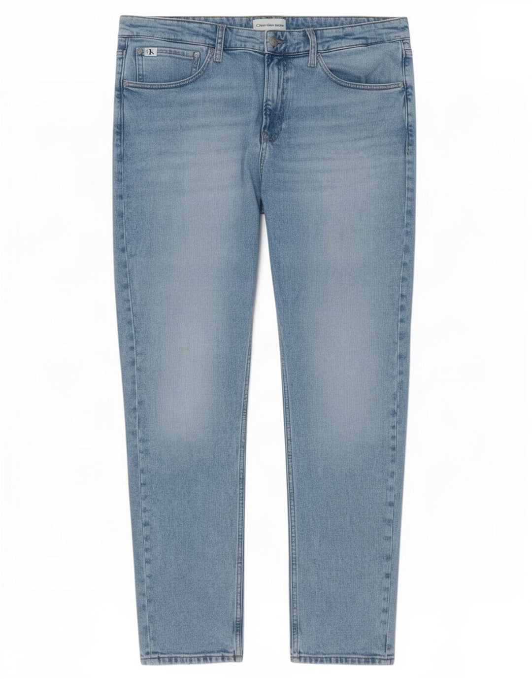 Calvin Klein Herre Slim Jeans W38 L32 Blå Bomuld