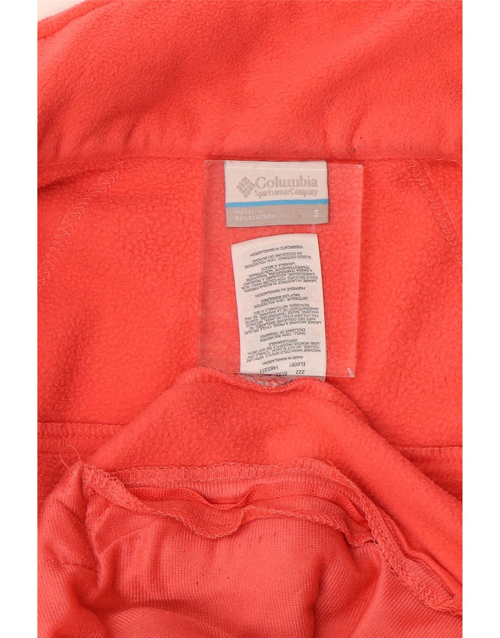 COLUMBIA Fleecejakke til kvinder UK 10 Small Orange Polyester