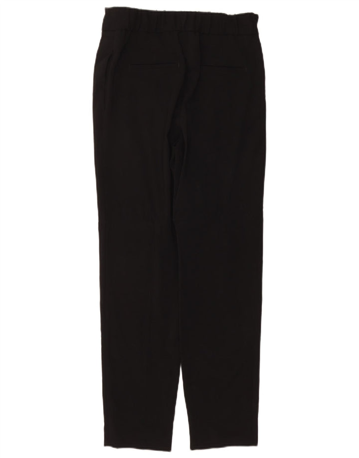 MASSIMO DUTTI Højtaljede fritidsbukser til kvinder EU 36 XS W26 L27 Sort