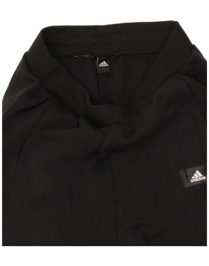 ADIDAS Mens Tracksuit Trousers Joggers Small  Black Vintage Adidas and Second-Hand Adidas from Messina Hembry 