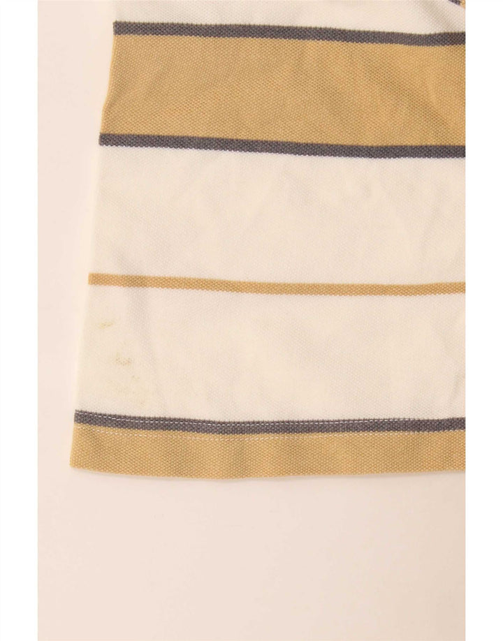 Lotto Herre Polo Shirt Stor Hvid Stribet