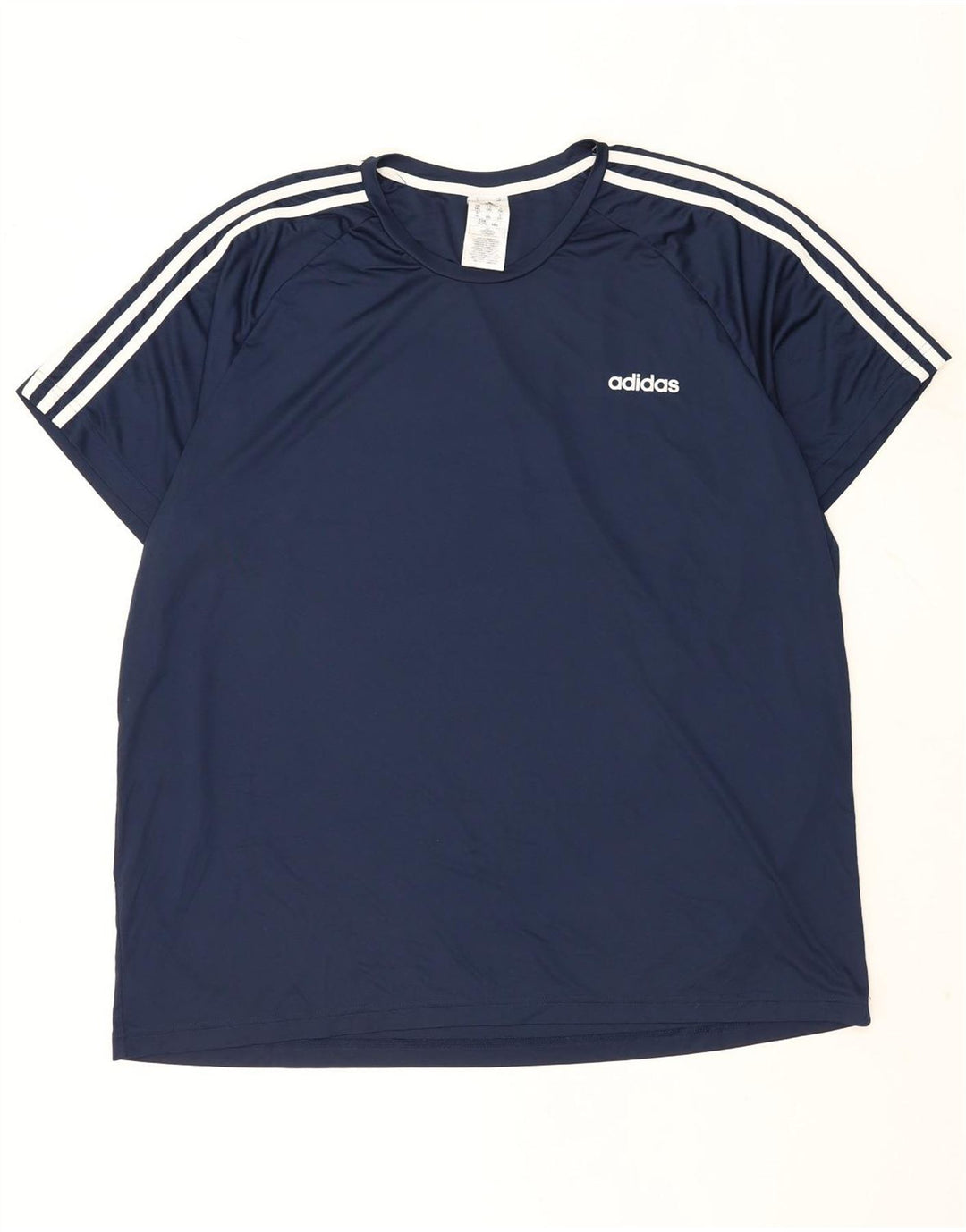 Adidas Herre Aeroready T-Shirt Top 2XL Navy Blue Polyester