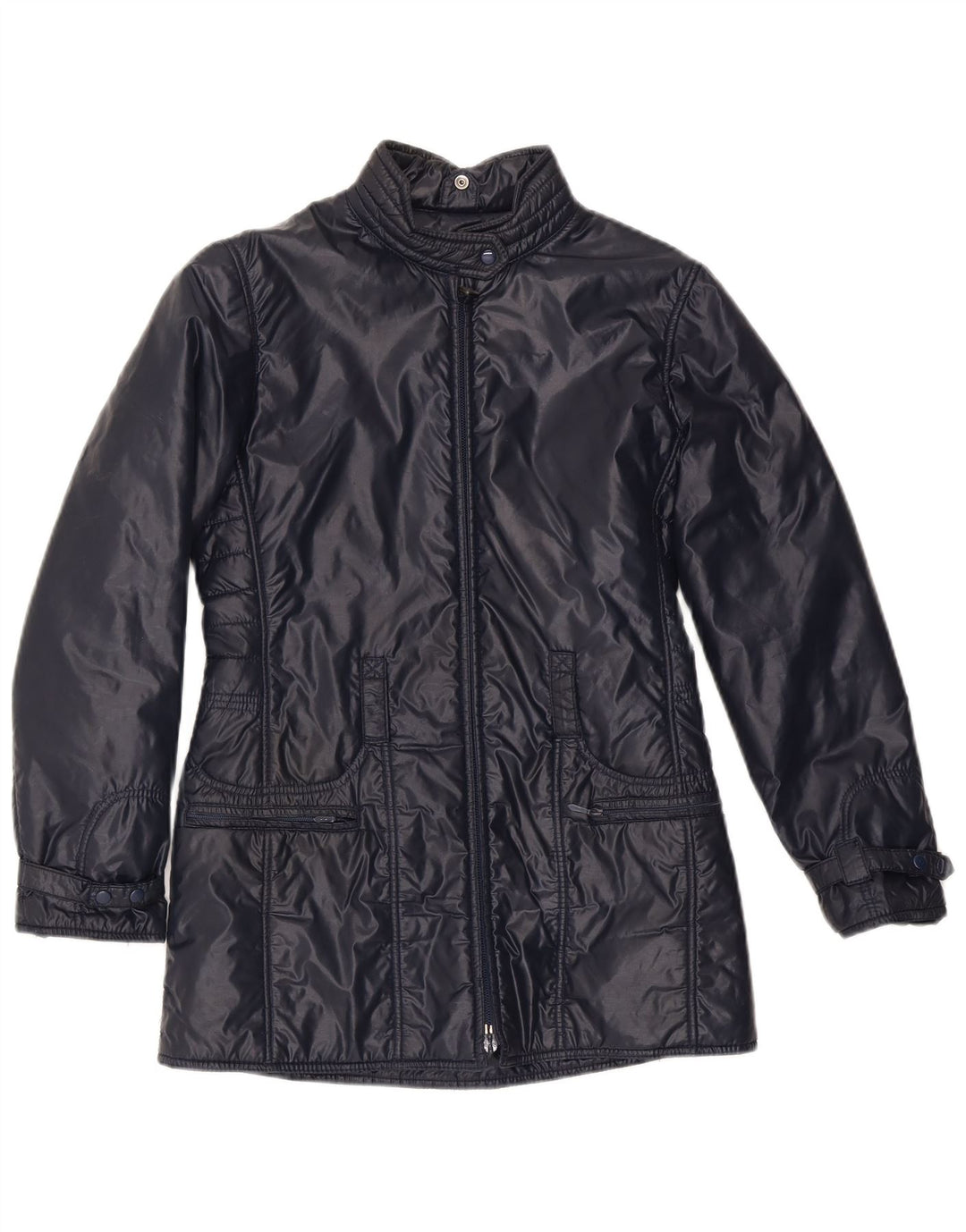Trissi Dame Polstret Jakke UK 12 Medium Navy Blue