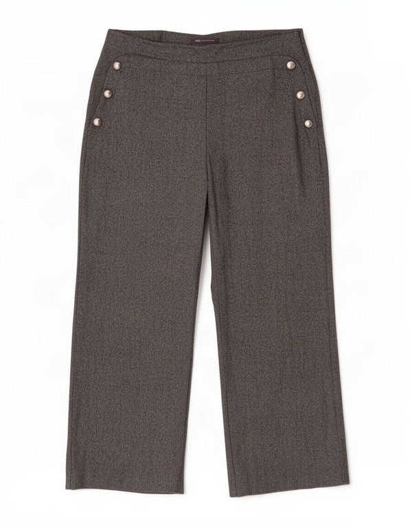Marks & Spencer Lige fritidsbukser til kvinder UK 14 Large W32 L32 Grå