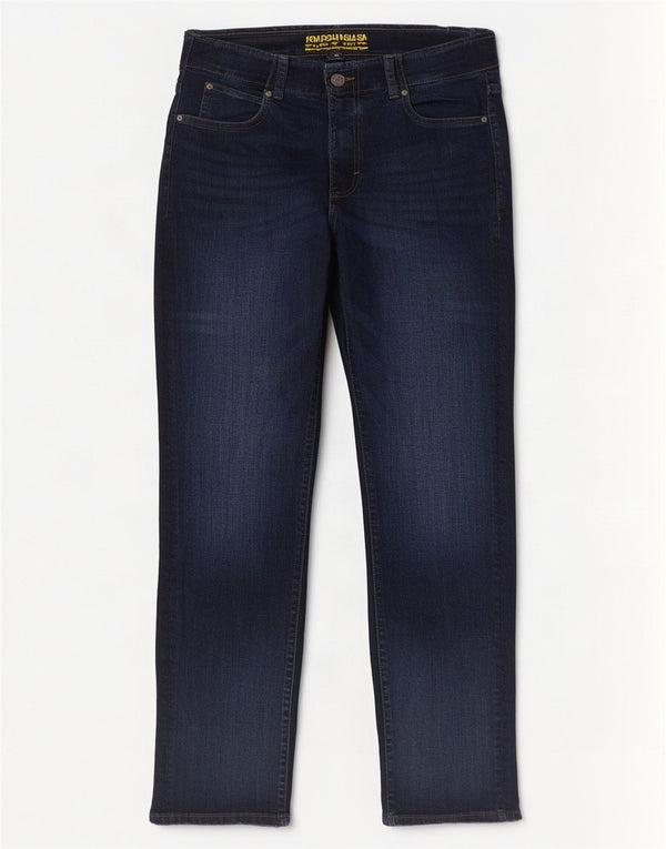 Lee Mens Extreme Motion Straight Tapered Jeans W32 L32 Marineblå Bomuld