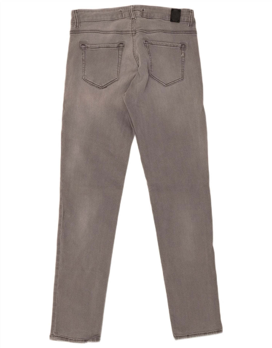 REPLAY Dame Slim Jeans W28 L30 Grå Bomuld