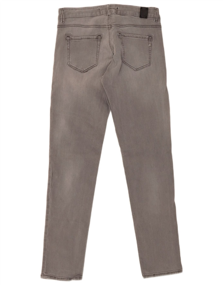 REPLAY Dame Slim Jeans W28 L30 Grå Bomuld