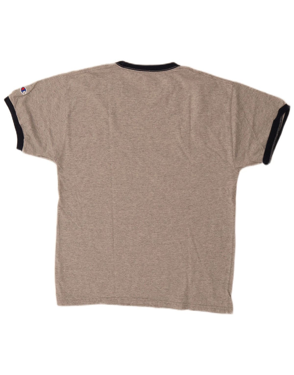 Champion Herre T-shirt Top Medium Grey Flecked Bomuld