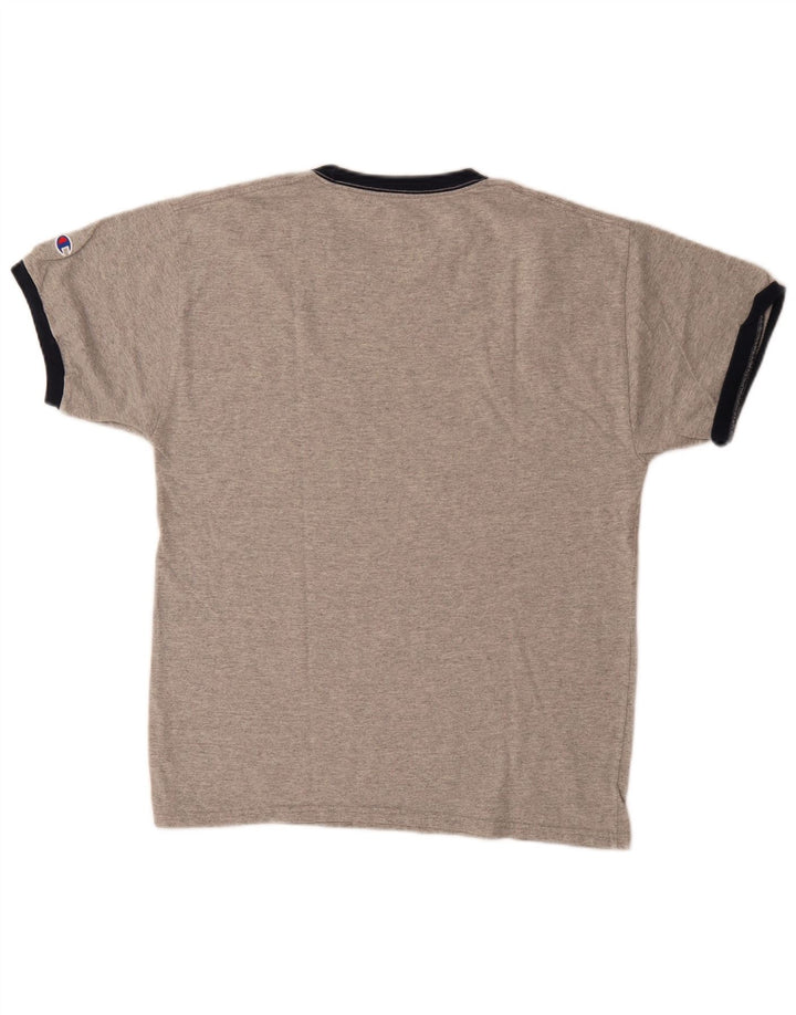 Champion Herre T-shirt Top Medium Grey Flecked Bomuld
