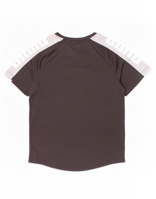 Puma drenge grafisk t-shirt top 10-11 år medium sort farveblok