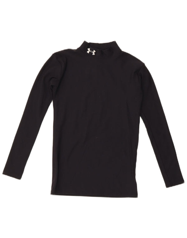 Under Armour Boys Top Langærmet 11-12 År Stor Sort Nylon