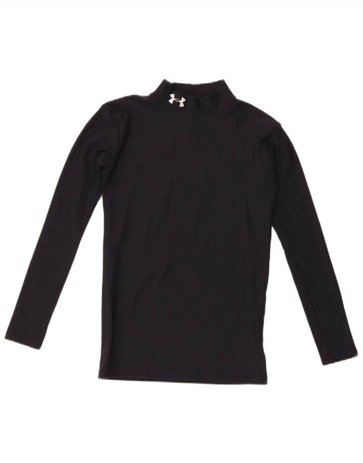 Under Armour Boys Top Langærmet 11-12 År Stor Sort Nylon