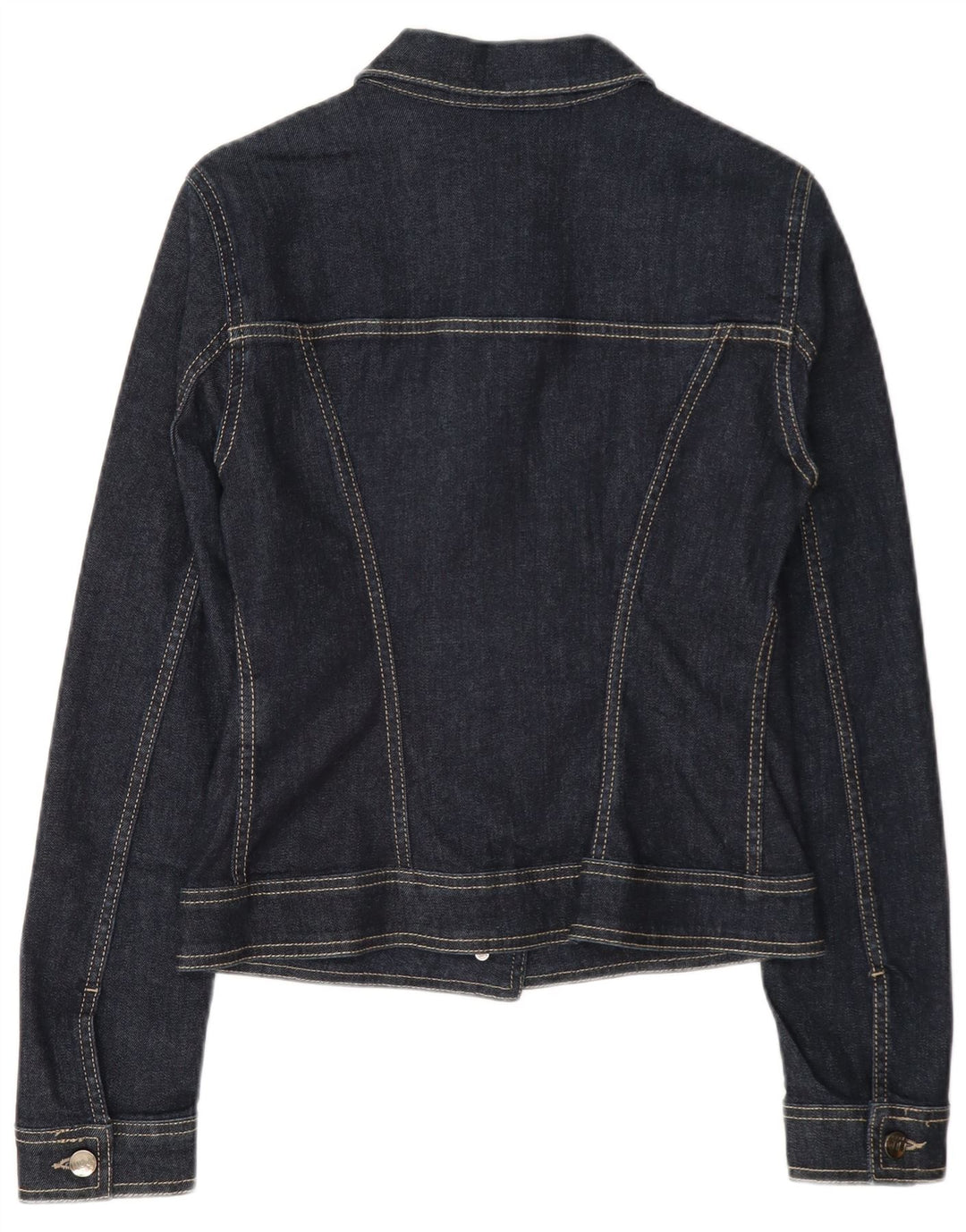 Liu Jo Dame denimjakke UK 12 Medium Navyblå Bomuld
