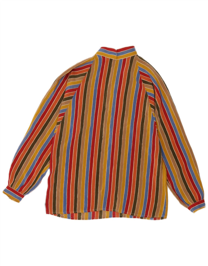 FORALL Dame Langærmet Bluse Top IT 42 Medium Flerfarvet Stribet