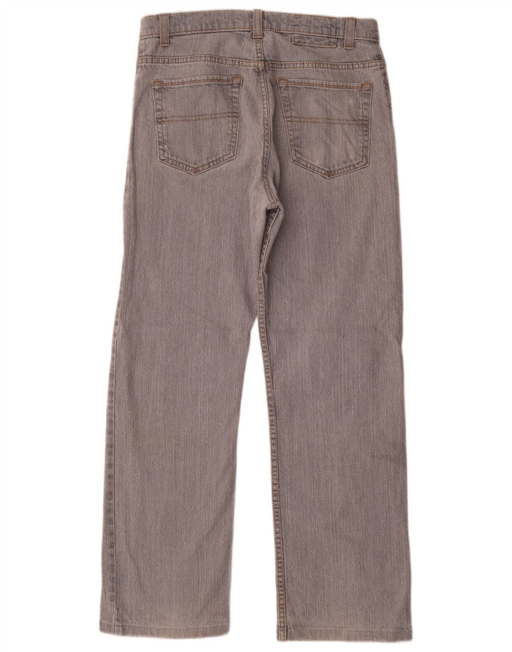 Marks & Spencer Herre Blue Harbor Straight Jeans W32 L30 Grå Bomuld