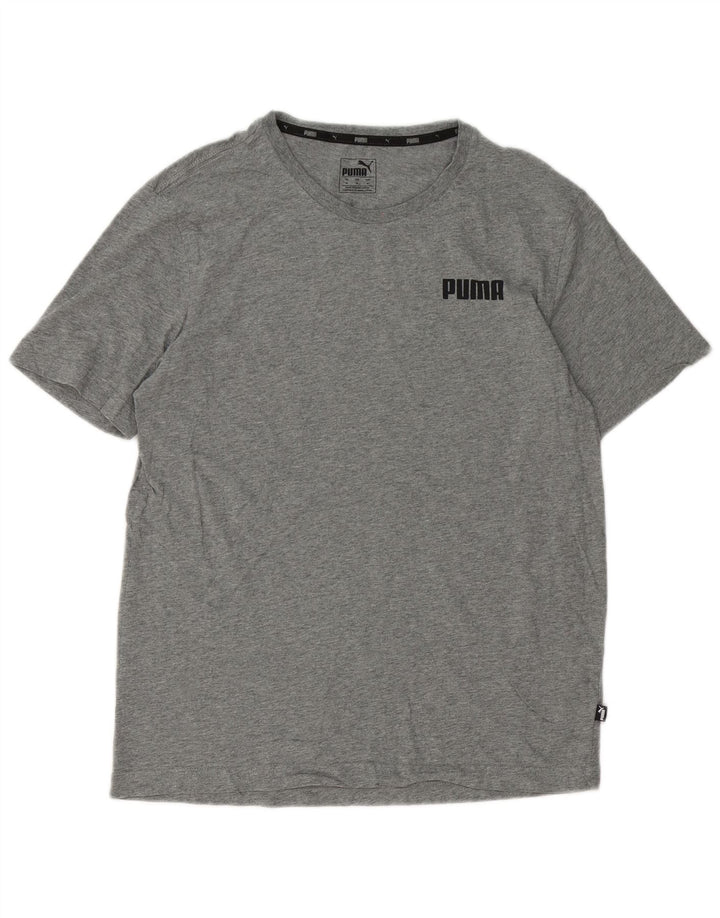 Puma herre T-shirt top mellemgrå bomuld