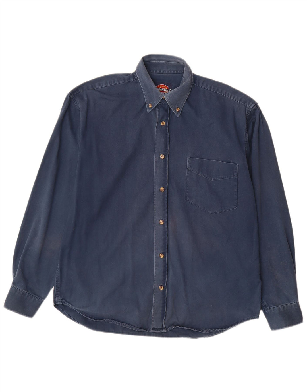 Dickies herreskjorte medium marineblå bomuld