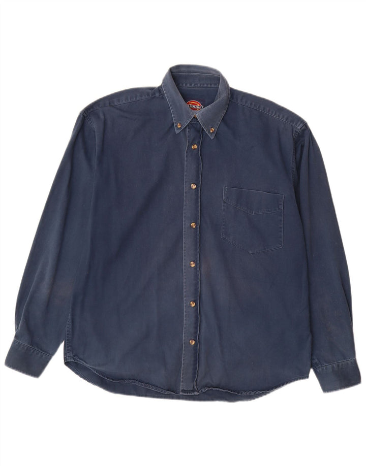 Dickies herreskjorte medium marineblå bomuld