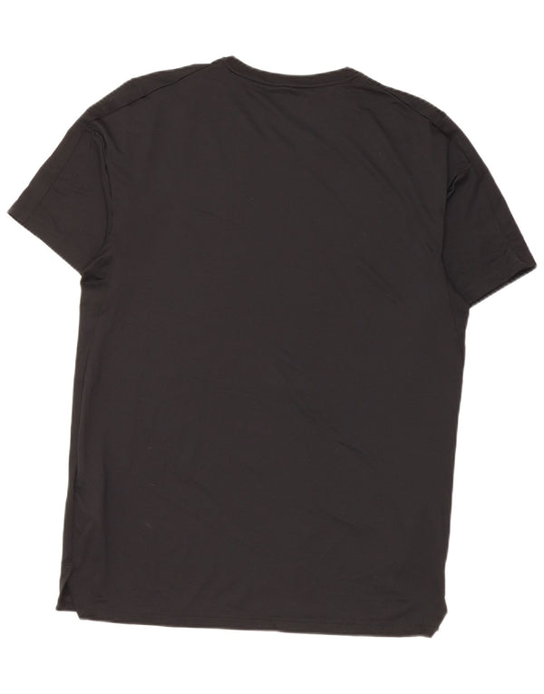 Nike herre Dri Fit T-shirt top lille sort polyester