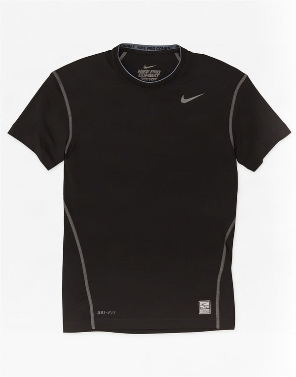 Nike T-shirt top til mænd, stor sort polyester