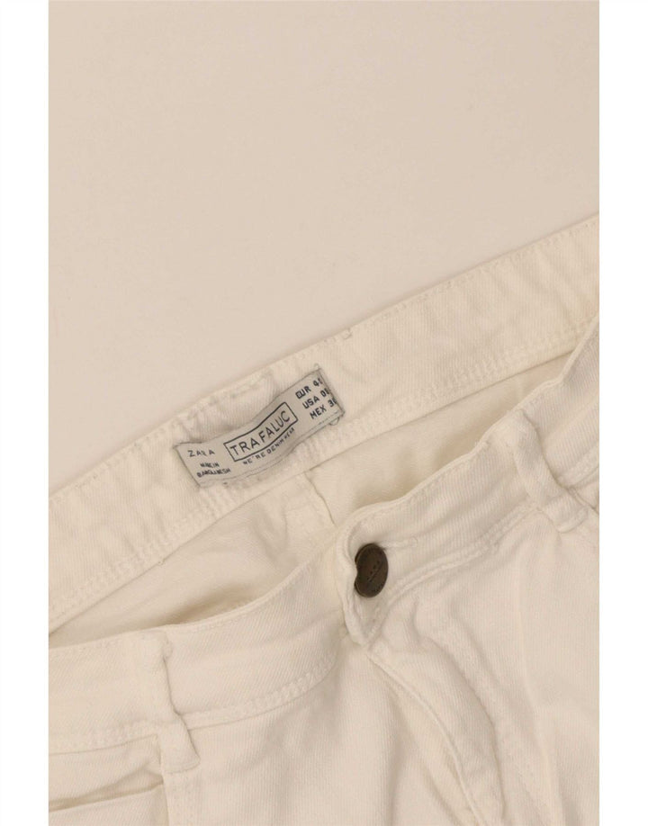 Zara Dame Trafaluc Slim Jeans EU 40 Medium W30 L30 Hvid