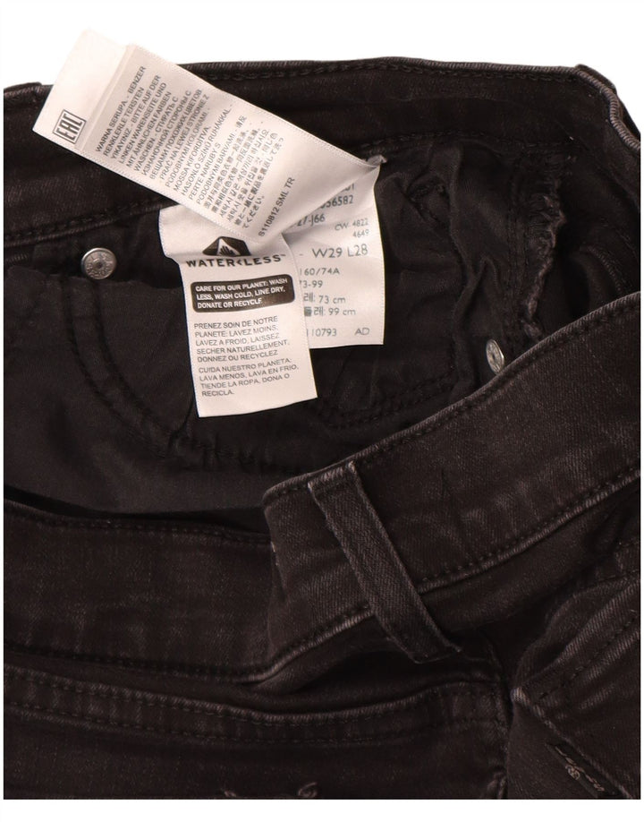 Levi's Womens Classic Fit Straight Jeans W29 L28 Sort Bomuld