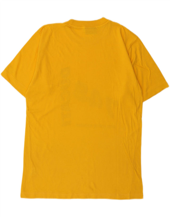 Asics Herre Ducati Grafisk T-Shirt Top Stor Gul Bomuld