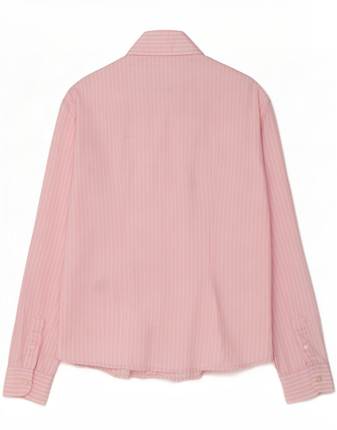 Massimo Dutti Dameskjorte EU 42 Stor Pink Nålestribet Bomuld