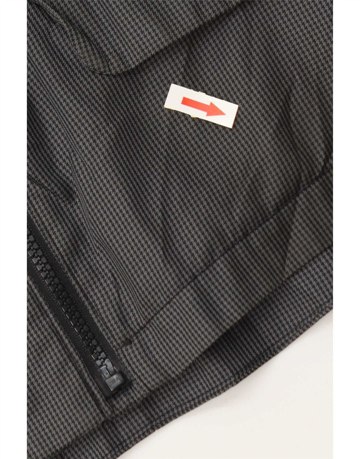 Dkny Herre Utility Jacket UK 40 Large Grey Houndstooth Polyester