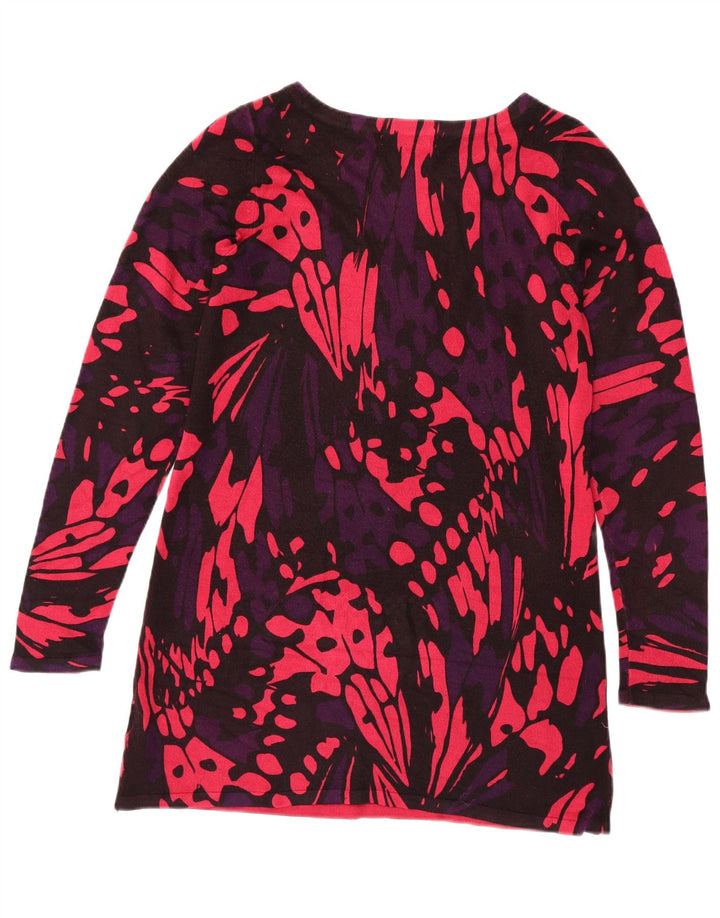 Marks & Spencer Dame Boat Neck Jumper Sweater UK 12 Medium Pink