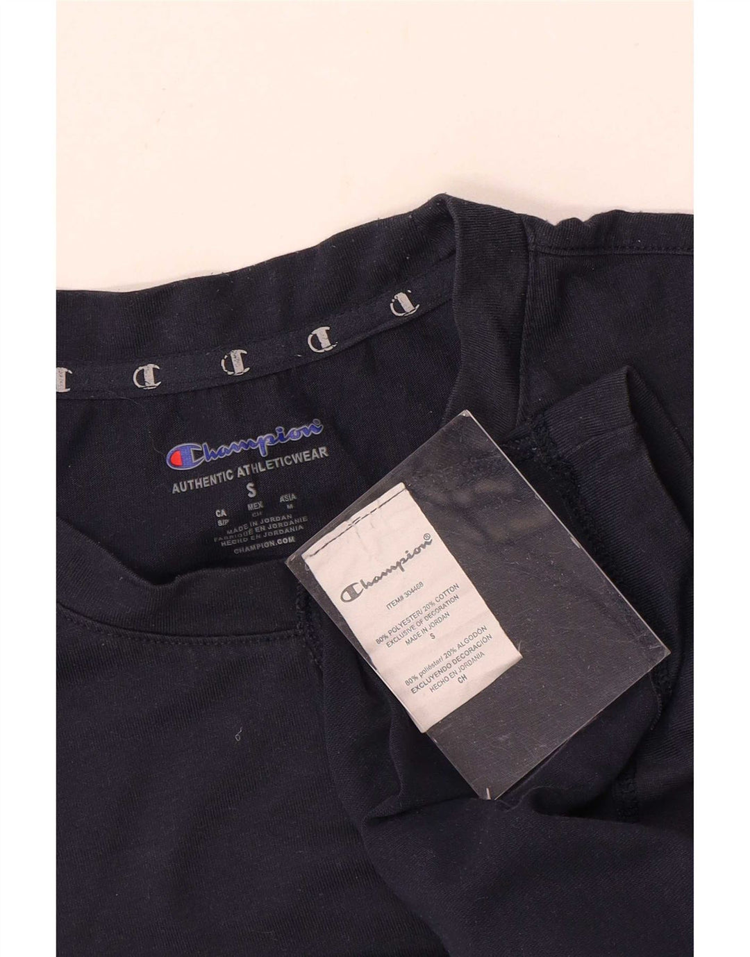 Champion Herre kortærmet Regular Fit T-shirt Top Lille marineblå