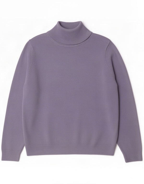 Marks & Spencer Dame Rullehals sweater UK 18 XL Marineblå Akryl