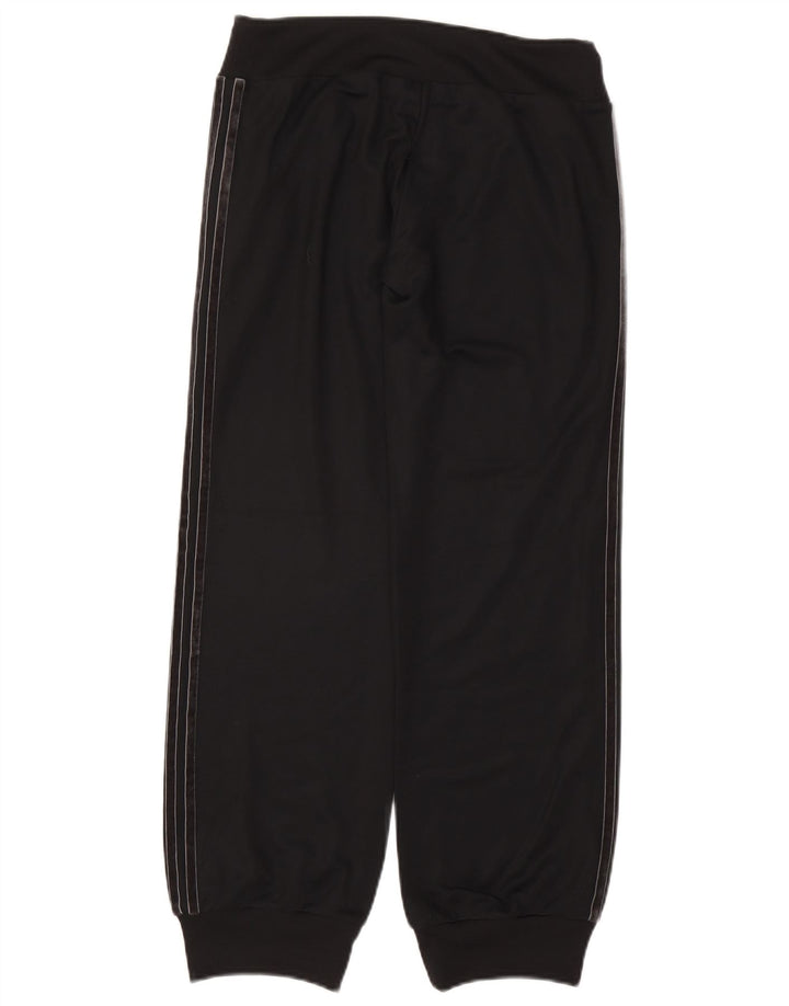 Adidas Dame træningsdragt Bukser Joggers UK 14 Medium Sort Polyester