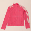 ADIDAS Womens Clima 365 Tracksuit Top Jacket UK 10 Small Pink Polyester