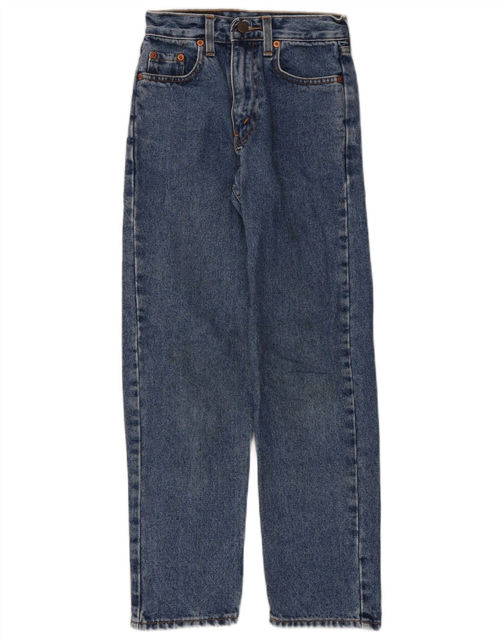 LEVI'S Boys Straight Jeans 11-12 Years W24 L27 Blue Cotton
