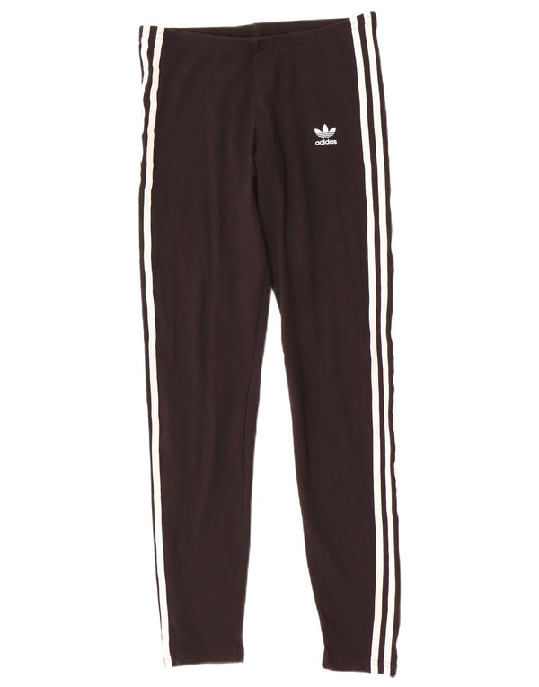 ADIDAS Pige Leggings 14-15 år Sort Bomuld