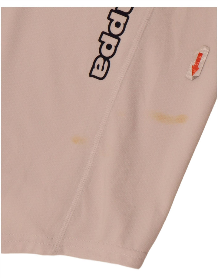 Kappa Herre Grafisk Polo Shirt Stor Hvid