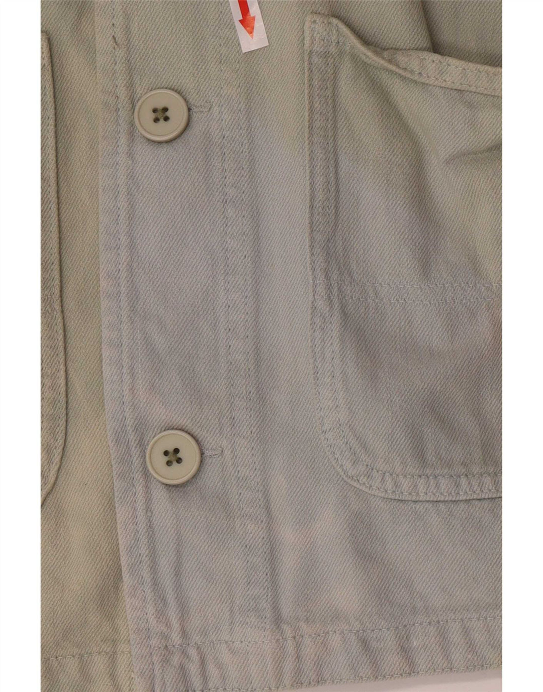 Zara Herre Utility Jacket UK 38 Medium Green Cotton
