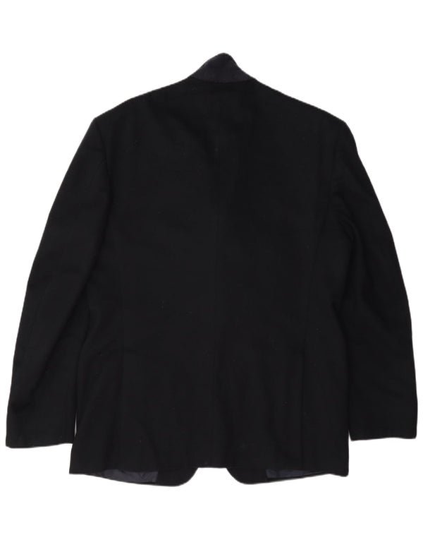 Trussardi Herre 2-knaps blazerjakke IT 52 XL Marineblå Uld