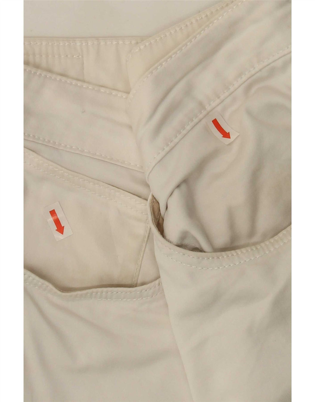 Zara Herre Slim Casual Bukser EU 40 Medium W31 L29 Hvid