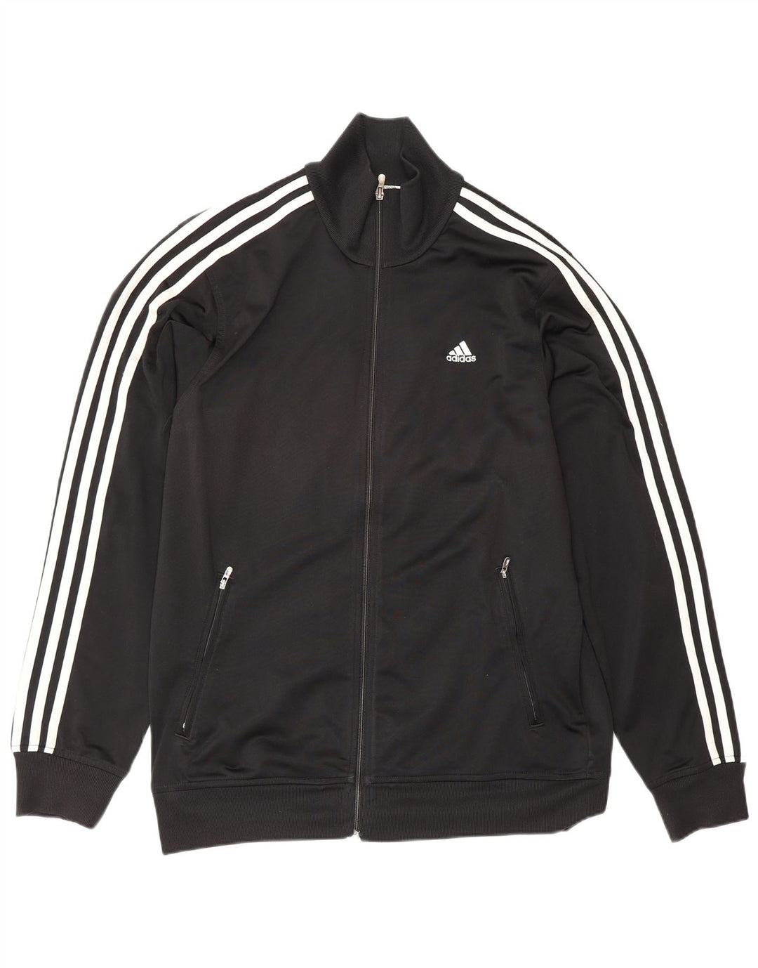 Adidas Træningsdragt til mænd Topjakke UK 38/40 Medium Sort Polyester