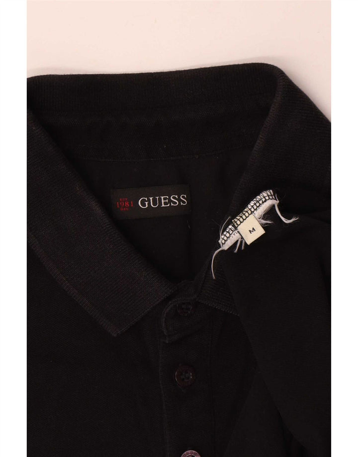 Guess Herre poloshirt Medium Sort Bomuld