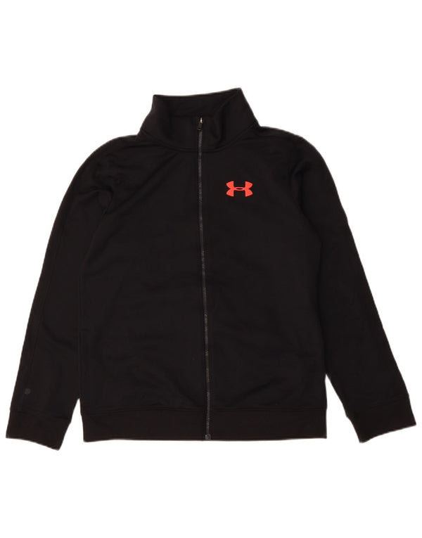 Under Armour Boys Træningsdragt Topjakke 11-12 År Stor Sort Polyester