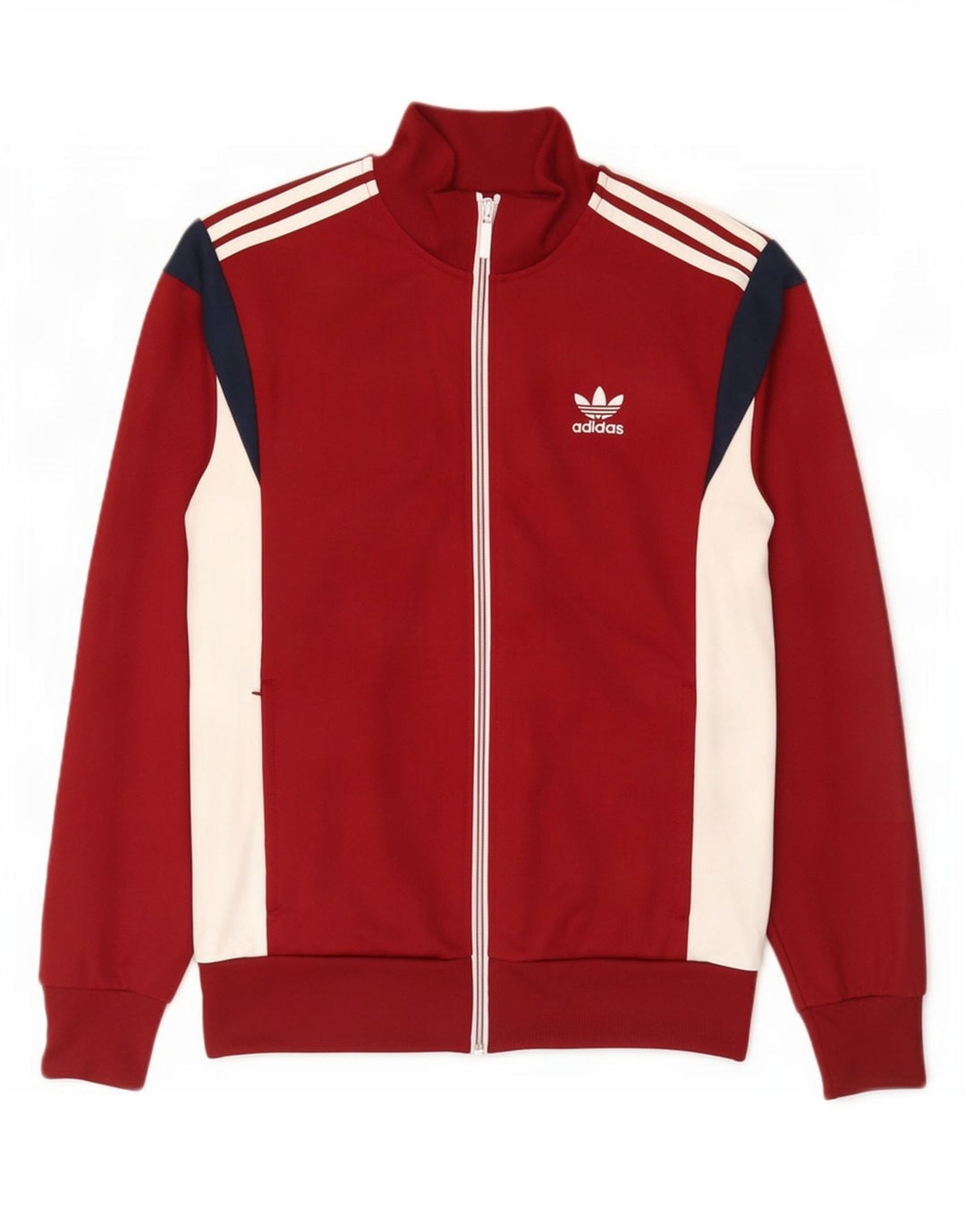 Adidas Træningsdragt til mænd Topjakke Medium Burgundy Colourblock