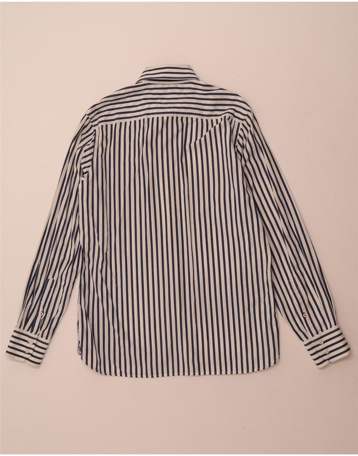 TOMMY HILFIGER Herreskjorte Medium hvid stribet bomuld
