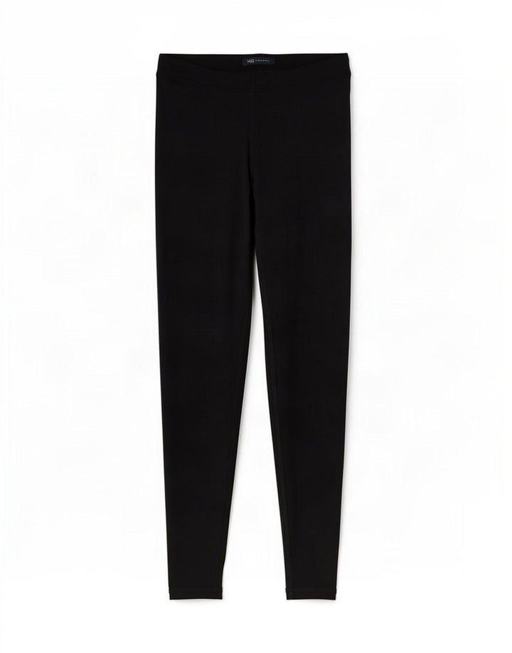 Marks & Spencer Womens Leggings UK 10 Small Black Bomuld