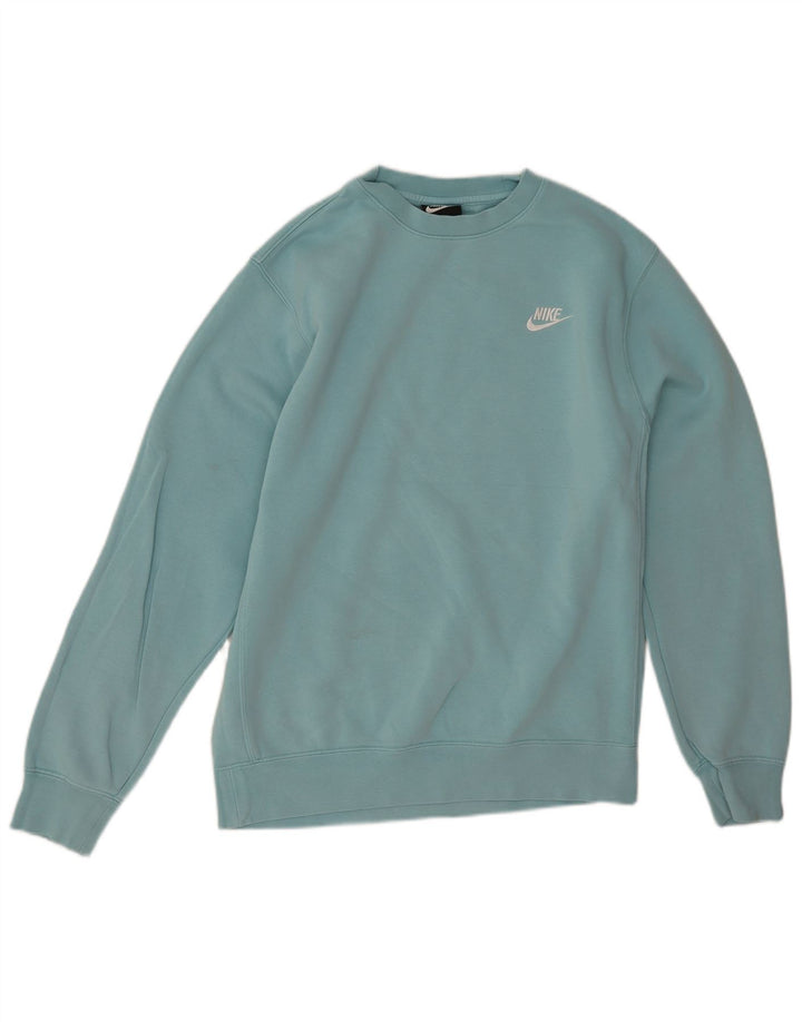 Nike Sweatshirt til mænd, lille turkis bomuld