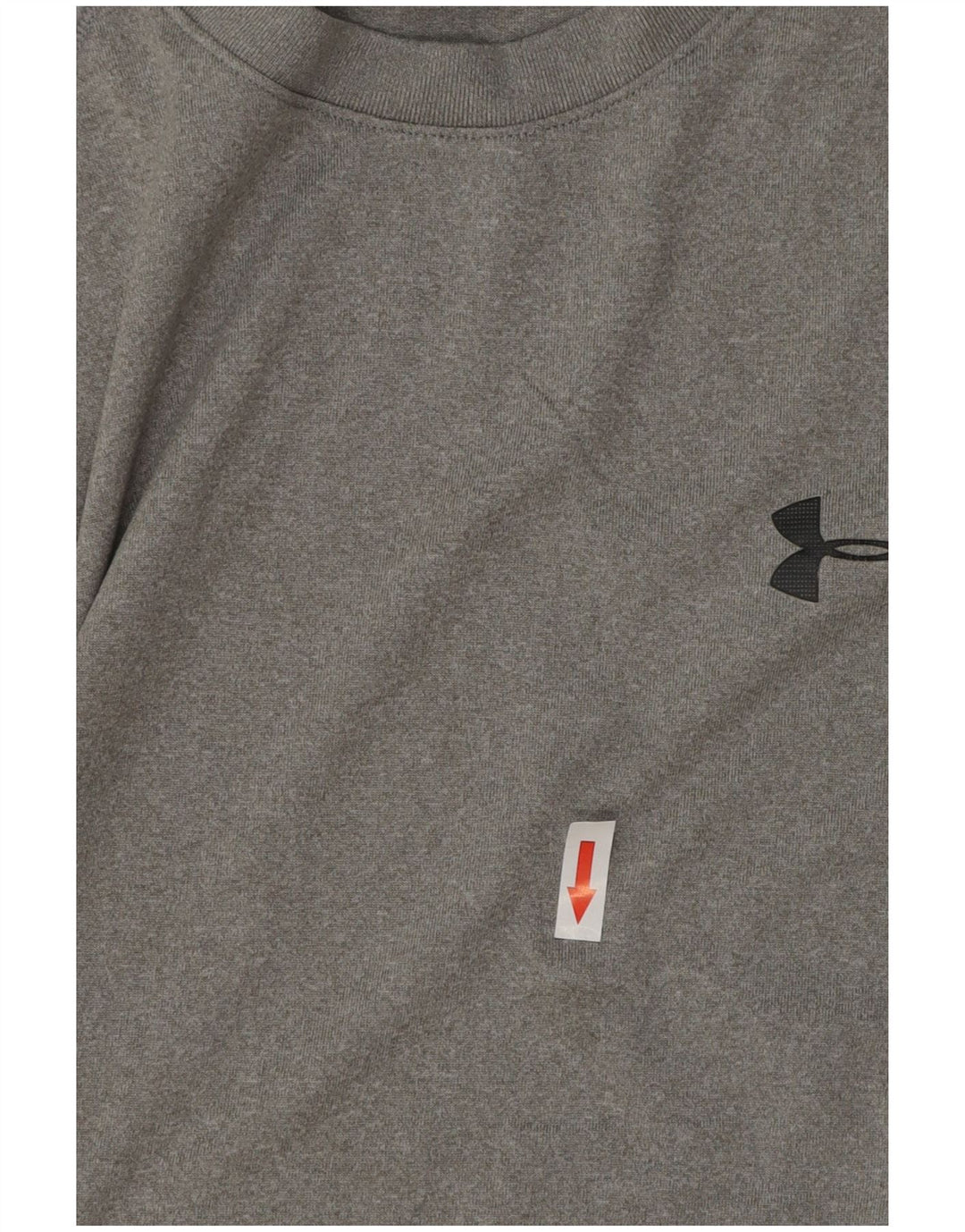 Under Armour Herre Heat Gear T-Shirt Top Lille Grå Flecked