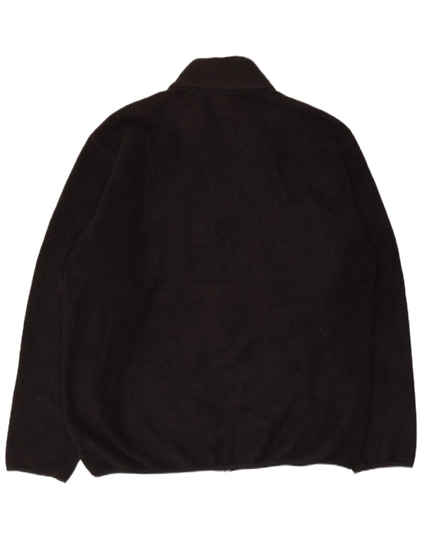 L.L.Bean Fleecejakke til mænd UK 42 XL Sort Polyester