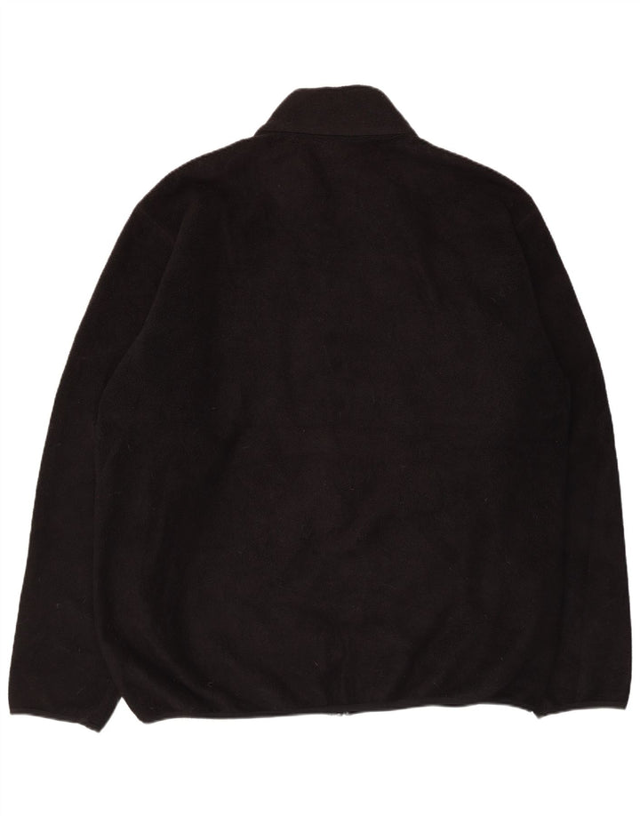 L.L.Bean Fleecejakke til mænd UK 42 XL Sort Polyester